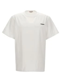 Alexander McQueen | Logo Embroidery T-shirt 9.5折, 独家减免邮费