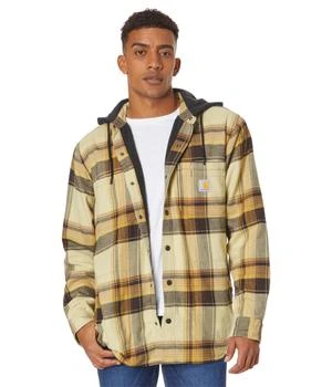 Carhartt | Rugged Flex® Relaxed Fit Flannel Fleece Lined Hooded Shirt Jacket 独家减免邮费