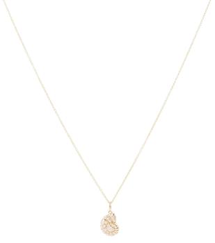 推荐Nautilus Shell 14kt gold pendant necklace with diamonds商品