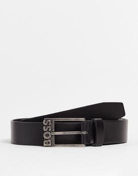 Hugo Boss | BOSS Black Simo leather belt in black商品图片,额外9.5折, 额外九五折