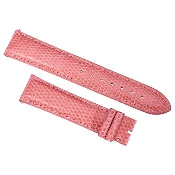 Hadley Roma | 20 MM Shiny Rose Pink Lizard Leather Strap,商家Jomashop,价格¥259