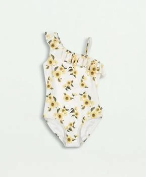 Brooks Brothers | Girls One Piece Floral Print Ruffle Strap Swimsuit,商家Brooks Brothers,价格¥320