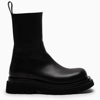 Bottega Veneta | Lug Black Leather Boot 9.2折