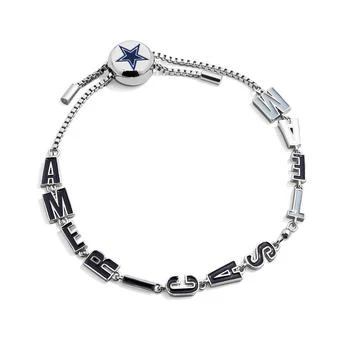 BAUBLEBAR | Women's Silver Dallas Cowboys Slogan Pull-Tie Bracelet,商家Macy's,价格¥354