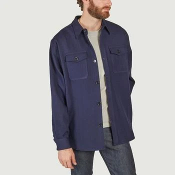 推荐Overshirt jacket  NIGHT BLUE AMI PARIS商品