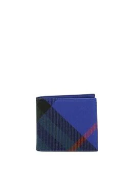 Burberry | Check Bifold Wallet Wallets & Card Holders Blue,商家Wanan Luxury,价格¥2425