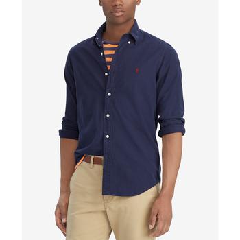 product Men's Classic-Fit Garment-Dyed Oxford Shirt image