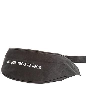 商品Men's Waist Bag Black Bum Bag "All You Need" Size One Size图片