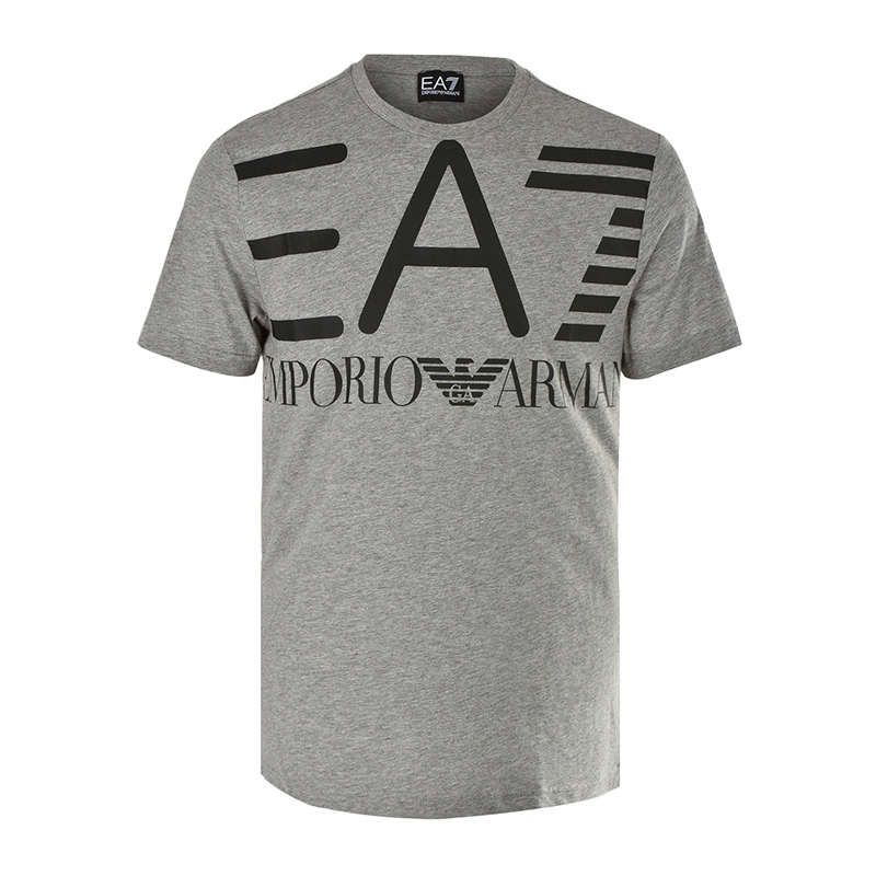 Emporio Armani | Emporio Armani 安普里奥 阿玛尼 EA7男士短袖T恤灰色 3GPT06-J02Z-3905商品图片,独家减免邮费