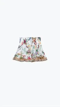 推荐Girls - Shirring Waist Skirt In Floral Print商��品