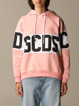 推荐GCDS cotton sweatshirt with big logo商品