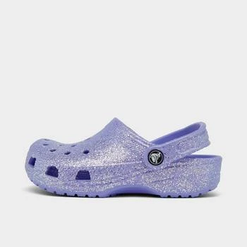 推荐Girls' Little Kids' Crocs Classic Glitter Clog Shoes商品