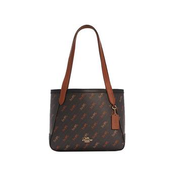 coach托特包男包, Coach | COACH蔻驰女包 马车印花 磁扣托特包 单肩包 C4060商品图片 额外8.2折x额外9折, 额外八二折, 额外九折