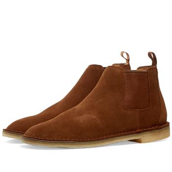 clarks 切尔西, Clarks | Clarks Originals Desert Chelsea Cola Suede商品图片 