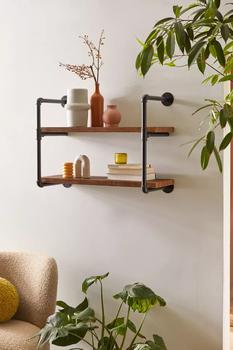 Urban Outfitters | 2-Tier Industrial Wall Shelf商品图片,1件9.5折, 一件九五折