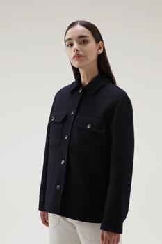 Woolrich | Manteco Virgin Double Wool Overshirt商品图片,