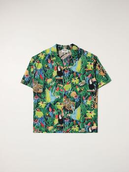 推荐Kenzo Junior shirt with tropical print商品