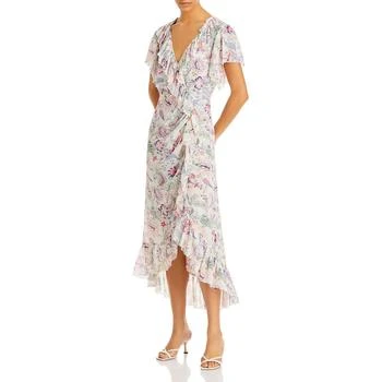 推荐Cinq a Sept Womens Sheilla Printed Long Slip Dress商品