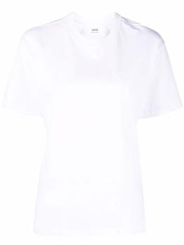 AMI | AMI PARIS - Organic Cotton T-shirt With Logo商品图片,