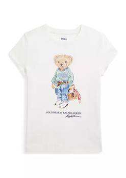商品Girls 7-16 Polo Bear Cotton Jersey Graphic T-Shirt图片