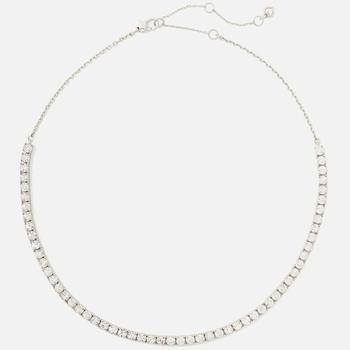推荐Kate Spade New York Women's Tennis Necklace - Clear/Silver商品