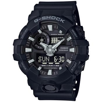 商品G-Shock | Men's Analog-Digital Black Resin Strap Watch 53x58mm GA-700-1B,商家Macy's,价格¥761图片