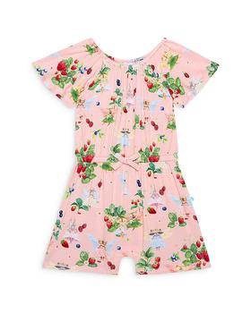 商品Posh Peanut | Girls' Annabelle Berry Print Flutter Sleeve Romper - Baby,商家Bloomingdale's,价格¥319图片