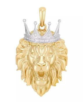 Macy's | Lion Head Pendant in 10k Yellow Gold,商家Macy's,价格¥10898