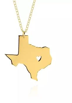 Belk & Co. | 14k Yellow Gold Texas State Pendant,商家Belk,价格¥10509