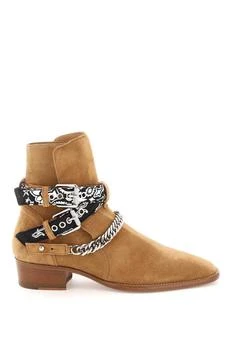 推荐Amiri bandana buckle boots商品