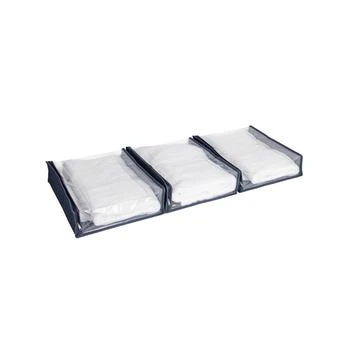 Household Essentials | Under Bed Zippered Sweater Storage Bags with Clear Vision Panel, Set of 3,商家Macy's,价格¥157