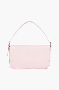 by FAR | Rachel croc-effect leather shoulder bag商品图片,4.4折