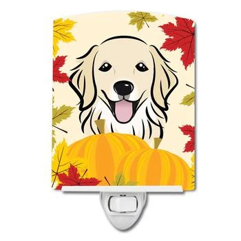 Caroline's Treasures | Golden Retriever Thanksgiving Ceramic Night Light,商家Verishop,价格¥192