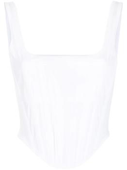 product lattice-strap cotton corset - women image