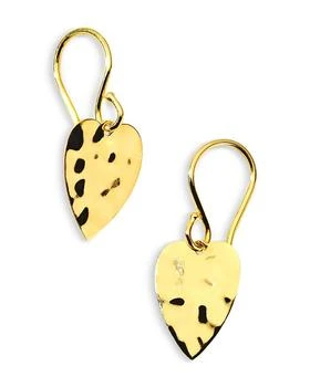 Ippolita | 18K Yellow Gold 18K Classico Crinkle Mini Heart Drop Earrings,商家Bloomingdale's,价格¥4449