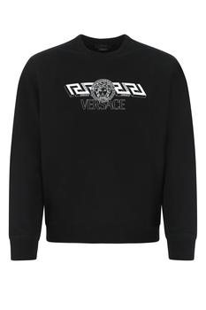 范思哲卫衣价格, Versace | Black cotton sweatshirt  Nd Versace Uomo商品图片 