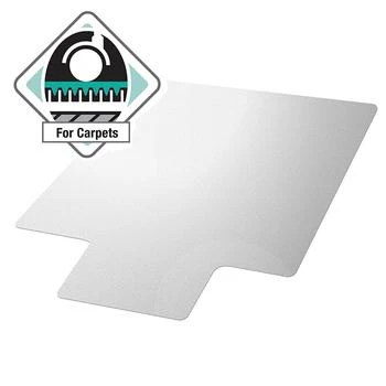 QuikFurn | Heavy Duty 47 x 35 inch Chair Mat with Lip for Low to Medium Pile Carpet Floor,商家Premium Outlets,价格¥1307