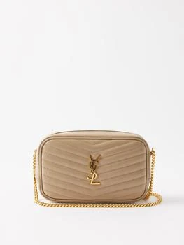 推荐Lou mini YSL-logo quilted-leather cross-body bag商品