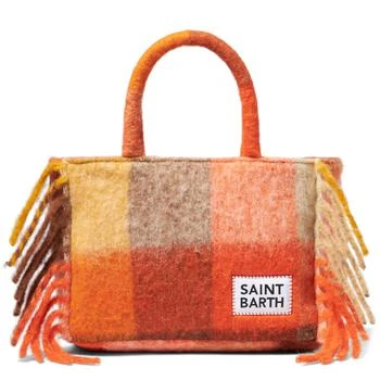 推荐Colette Handbag With Multicolor Check And Fringes商品