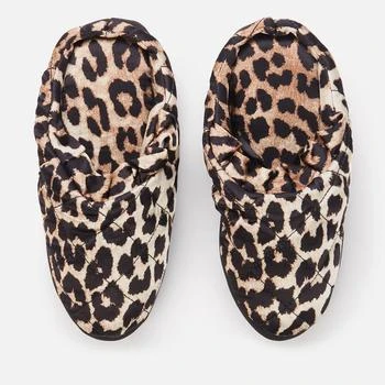 推荐Ganni Women's Quilted Indoor Ruffle Slippers商品
