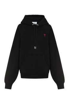 AMI | AMI PARIS COTTON HOODIE 6.6折