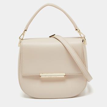 [二手商品] Kate Spade | Kate Spade Beige Leather Make It Mine Shoulder Bag商品图片,8.4折