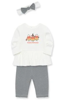 Little Me | Candy Corn Bodysuit, Leggings & Headband Set,商家Nordstrom Rack,价格¥133