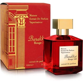 Fragrance World | Ladies Barakkat Rouge 540 Extrait de Parfum Spray 3.4 oz Fragrances 6291108326428,商家Jomashop,价格¥134