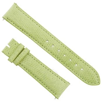 Hadley Roma | 18 MM Shiny Lime Lizard Leather Strap,商家Jomashop,价格¥256