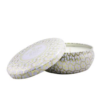 Voluspa | Voluspa 三烛芯装饰罐香薰蜡烛 - 白麂皮 340g/12oz商品图片,