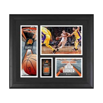 Fanatics Authentic | Devin Booker Phoenix Suns Framed 15" x 17" Collage with a Piece of Team-Used Basketball,商家Macy's,价格¥595