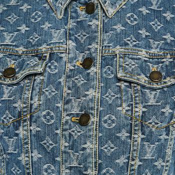 Louis Vuitton Louis Vuitton Blue Monogram Jacquard Denim