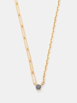 商品Yvonne Leon | Collier Solitaire diamond & 18kt gold necklace,商家MATCHES,价格¥15976图片