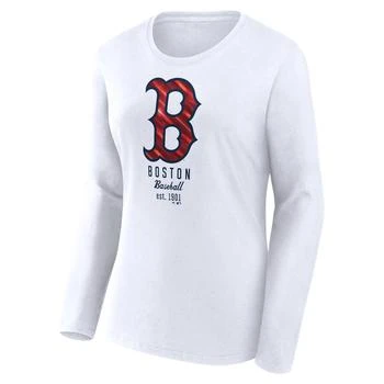 推荐Fanatics Red Sox Lightweight Fitted Long Sleeve T-Shirt - Women's商品